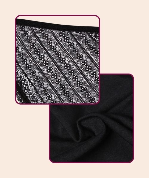 Culotte menstruelle en dentelle - CAROLE