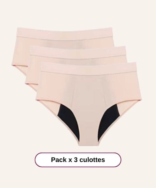 Pack 3 culottes nude - LOU