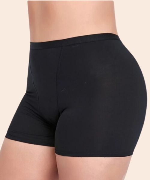 Boxer noir pour règles - CAMILLE