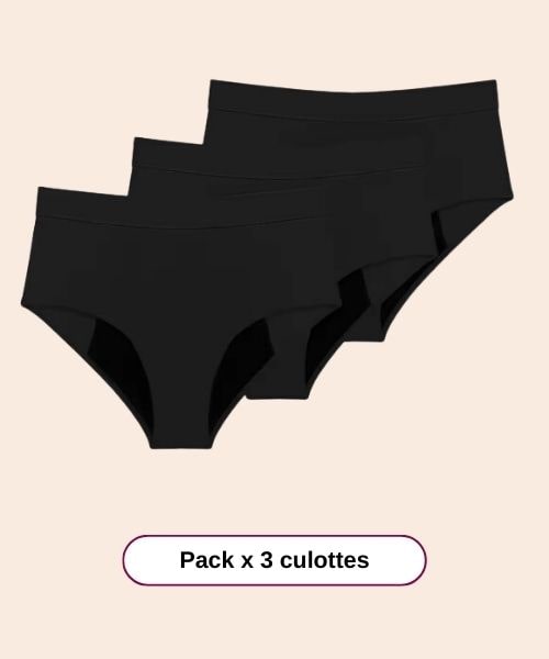 Pack 3 culottes noires - LOU